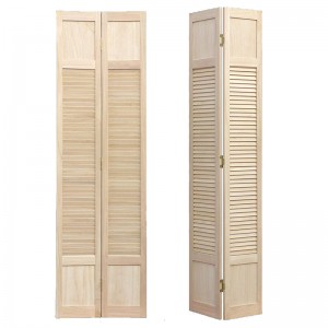 Latest design interior door room door solid wooden door  Louver Door KDL303