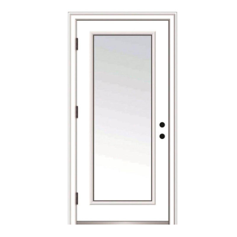 Wapterproof Fiberglass Door with One Glass Panel KDF01G